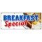 Signmission BREAKFAST SPECIAL BANNER SIGN ayce waffle pancake bacon egg all can eat B-96 Breakfast Special - alternate 1